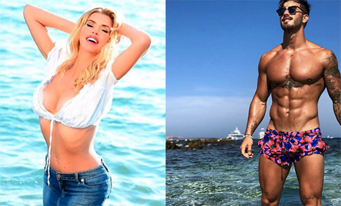 Valeria Marini e Ivan Gonzalez