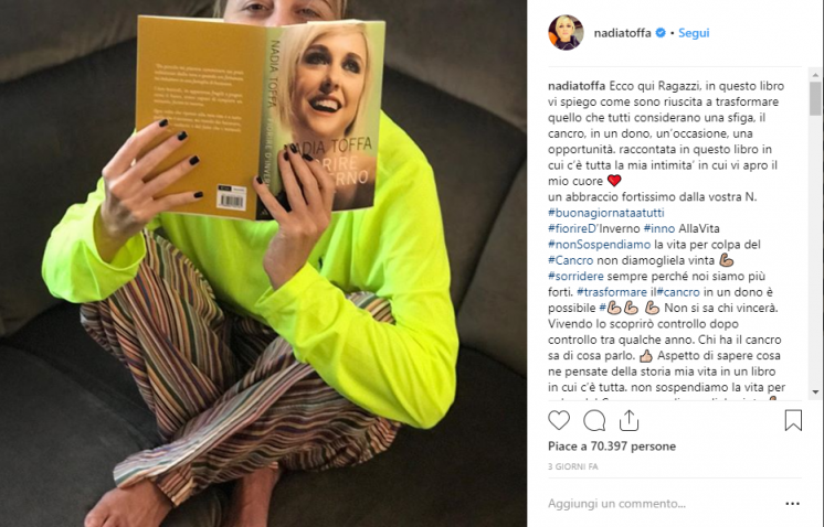 nadia toffa post