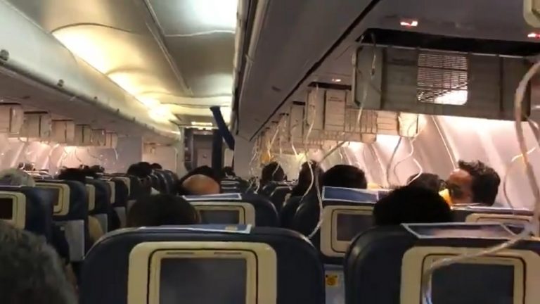 panico volo di linea