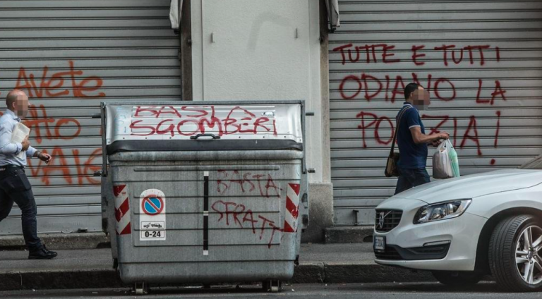 rivolta contro polizia torino