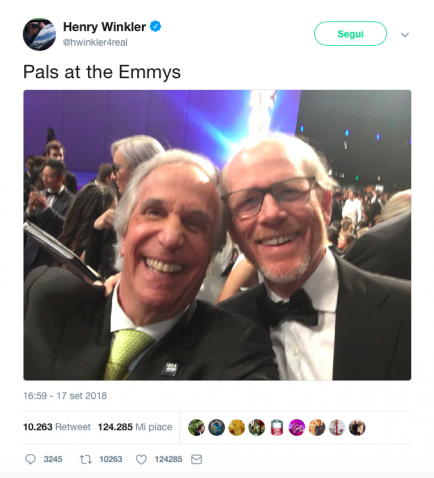 tweet Henry Winkler Fonzie