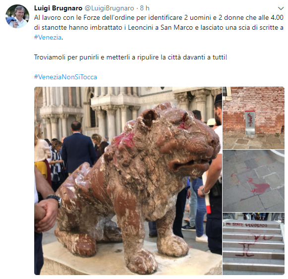 tweet sindaco venezia