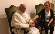 Antonella Gargiulo incontra il papa