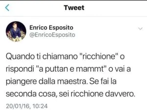Enrico Esposito su Twitter
