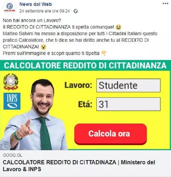 reddito di cittadinanza