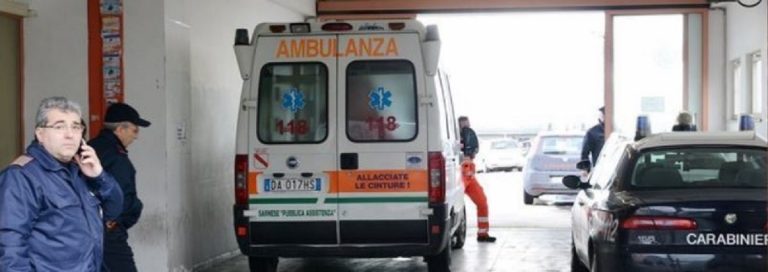 Sarno, bimbo morto