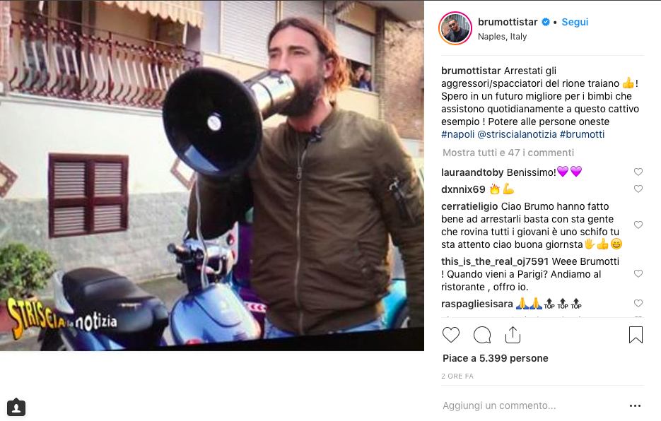 brumotti aggredito arresti