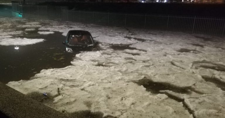 grandine Roma maltempo