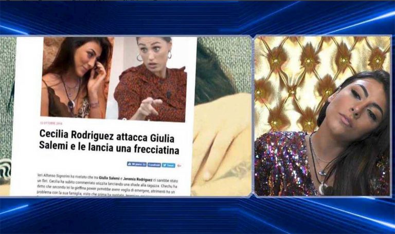 Giulia Salemi contro Cecilia Rodriguez