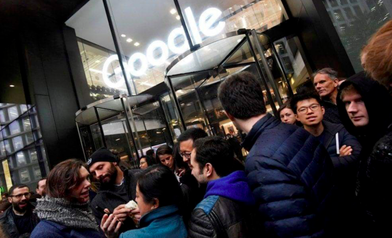 Google walkout contro le molestie