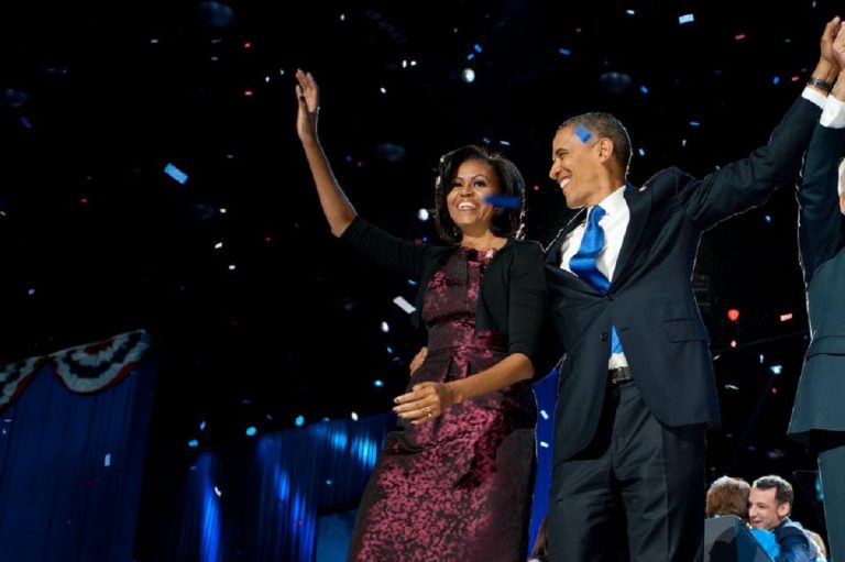 Michelle Obama e Barak 768x511