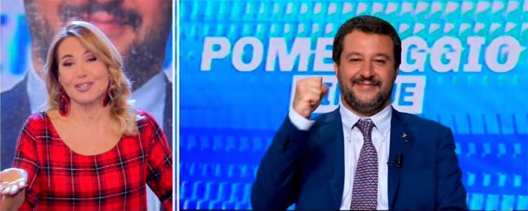 Matteo Salvini da Barbara D'Urso