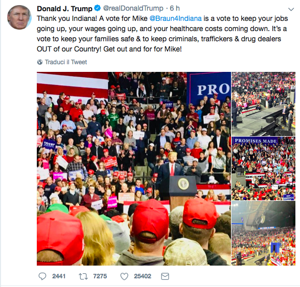 Trump in Indiana