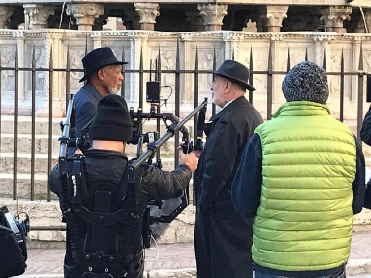 Morgan Freeman per le strade di Perugia