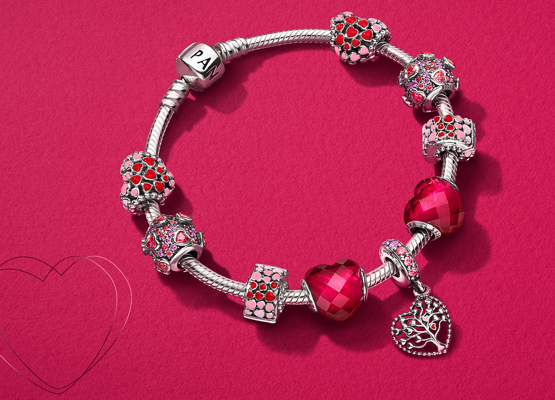 charm pandora cuore amo te charm pandora cuore amo te