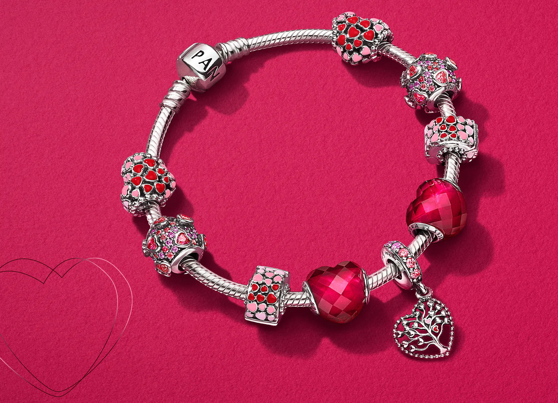 I Pandora charm.