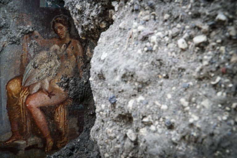 Affresco a luci rosse a Pompei