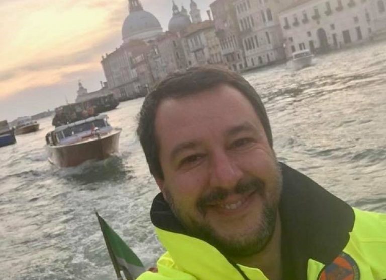 Salvini in viaggio per belluno, le critiche sui social