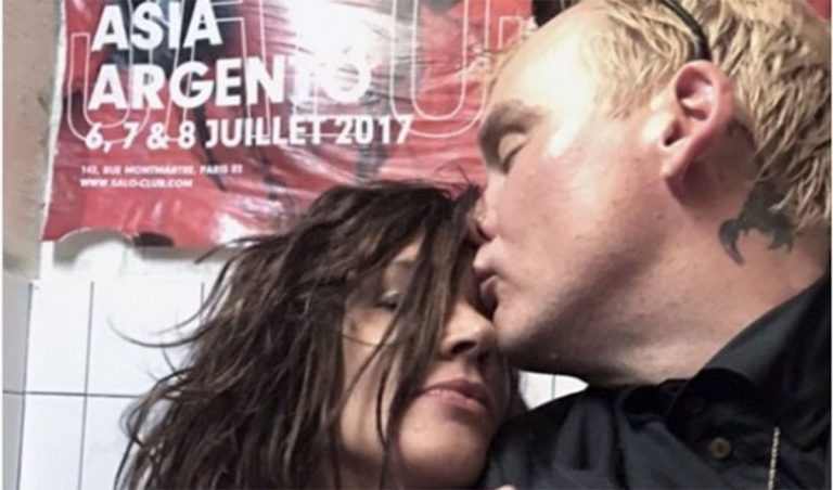 Asia Argento con Skiba