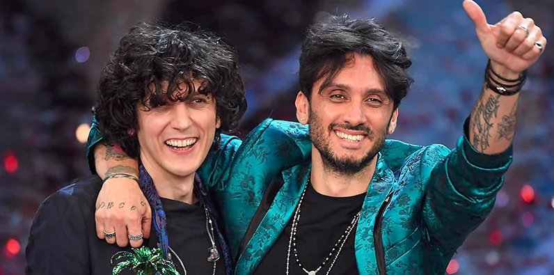 Ermal Meta e Fabrizio Moro, vincitori di Sanremo 2018