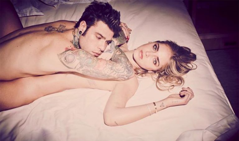 Fedez e Chiara nudi