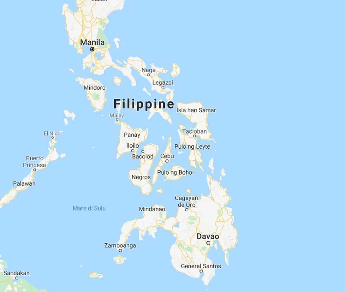 Filippine, terremoto di magnitudo 7.0