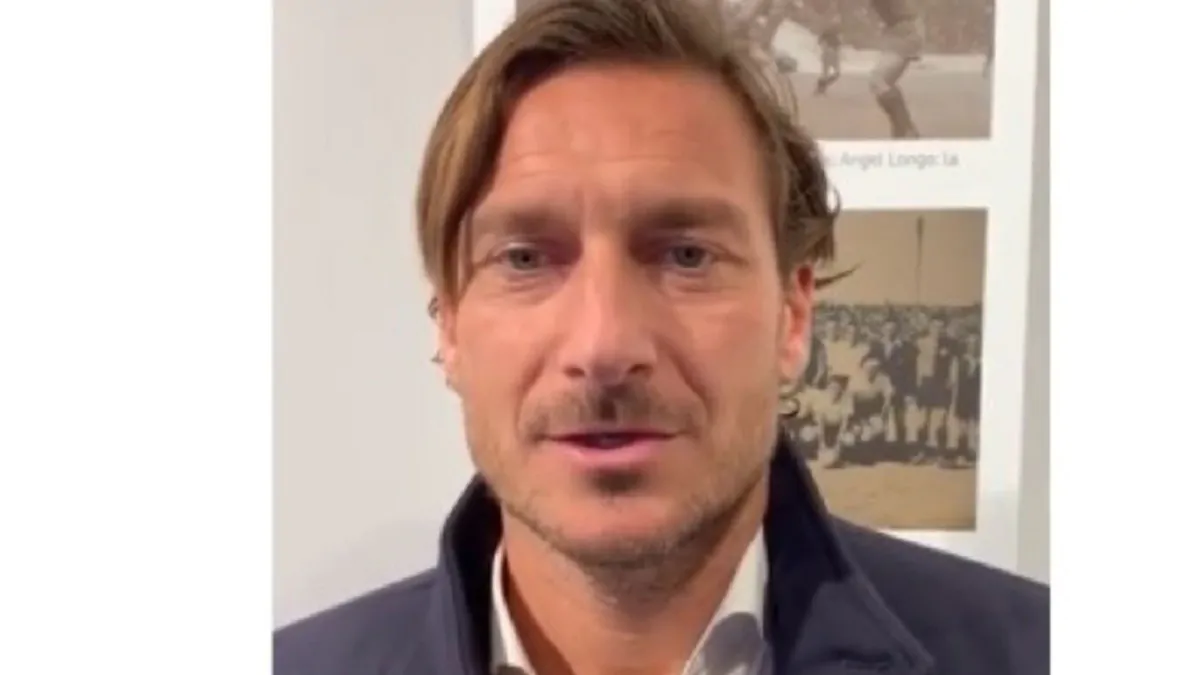 Francesco Totti messaggio