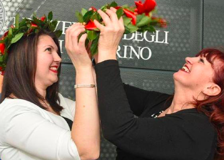 mamma figlia laurea