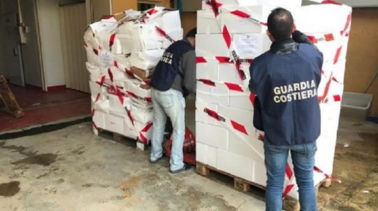 Puglia, sequestrate 11 tonnellate di pesce