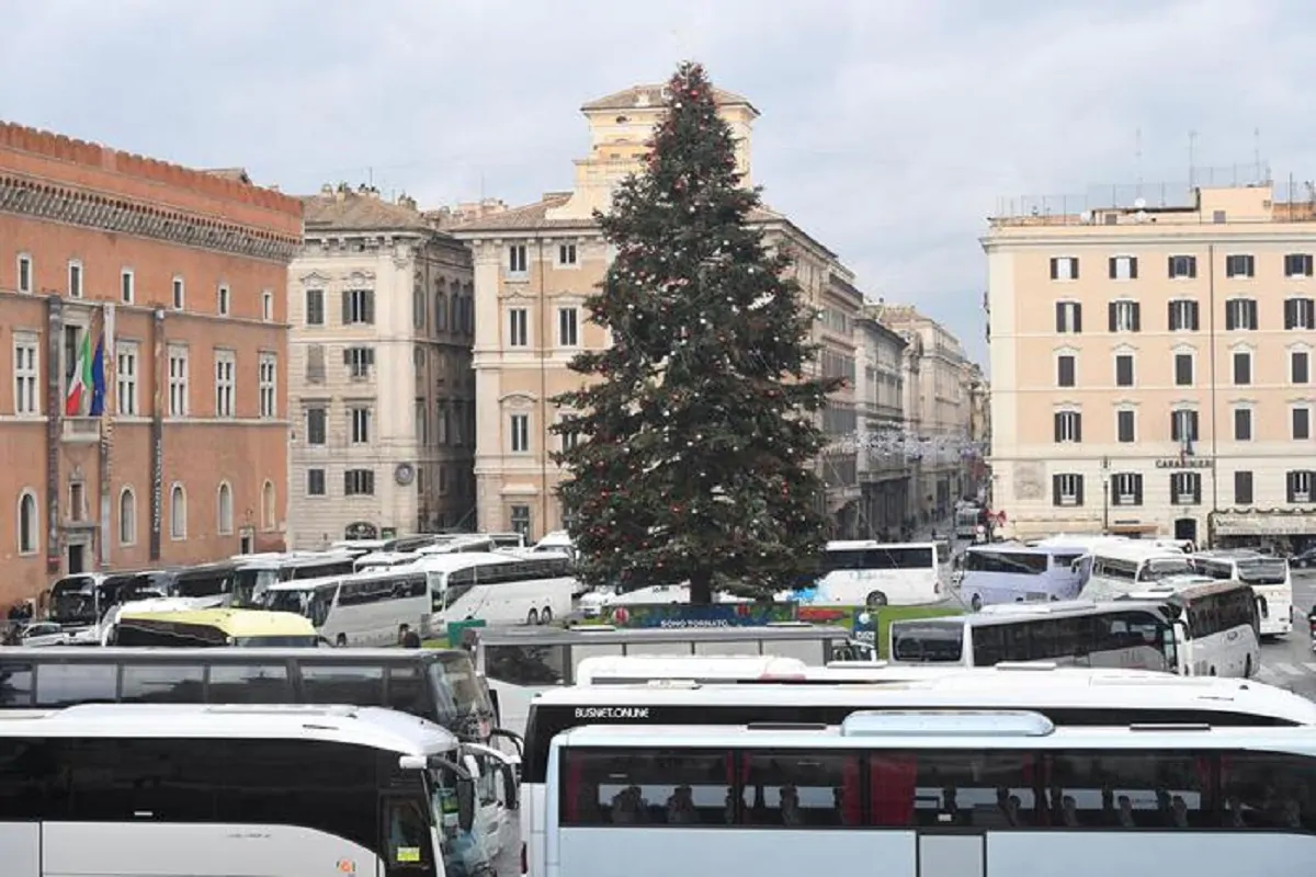 roma protesta bus