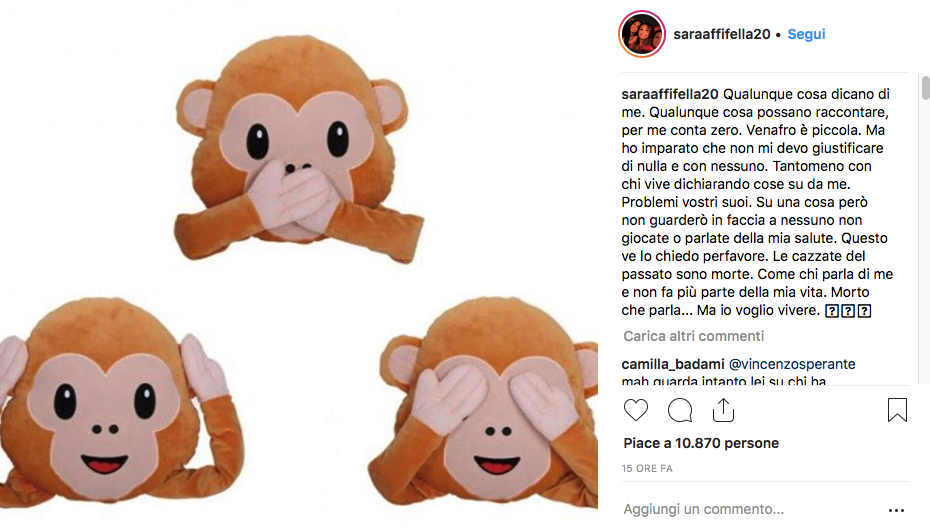 Il post di Sara Affi Fella
