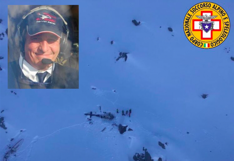 aosta incidente pilota morto