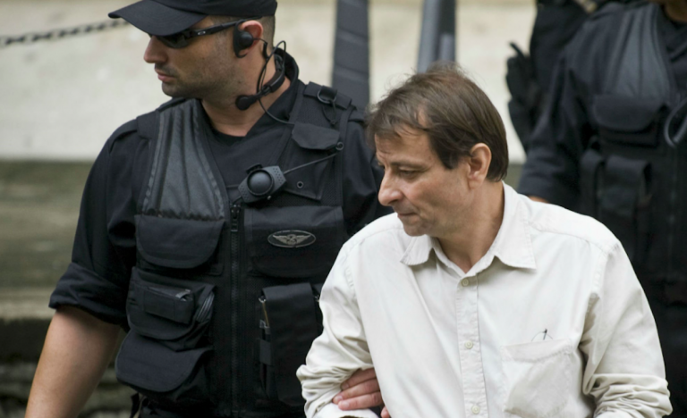 Cesare Battisti in viaggio verso l'Italia