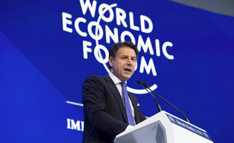 Conte a Davos, Europa del popolo
