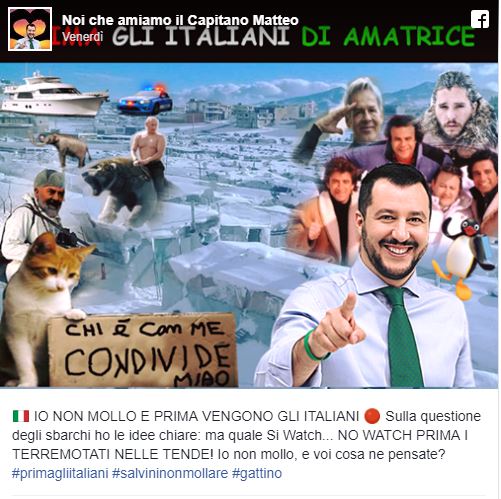 Dal gruppo noi che Amiamo il capitano