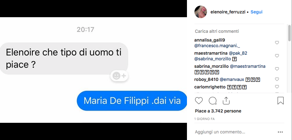Maria De Filippi uomo