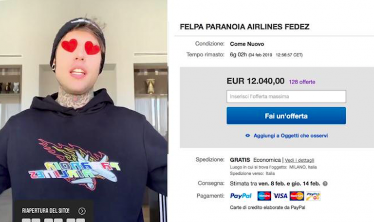 Fedez contro eBay