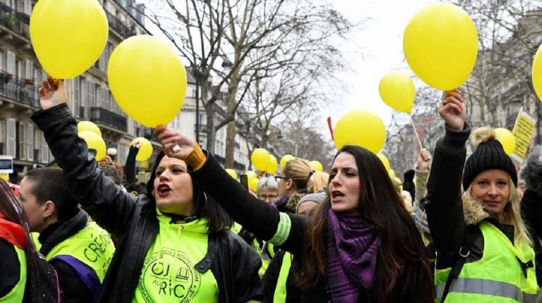 Gilet gialli, protesta donne