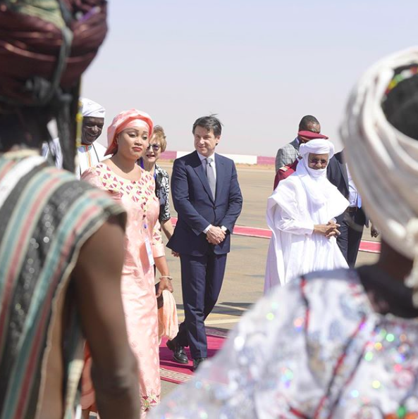 Giuseppe Conte in Niger