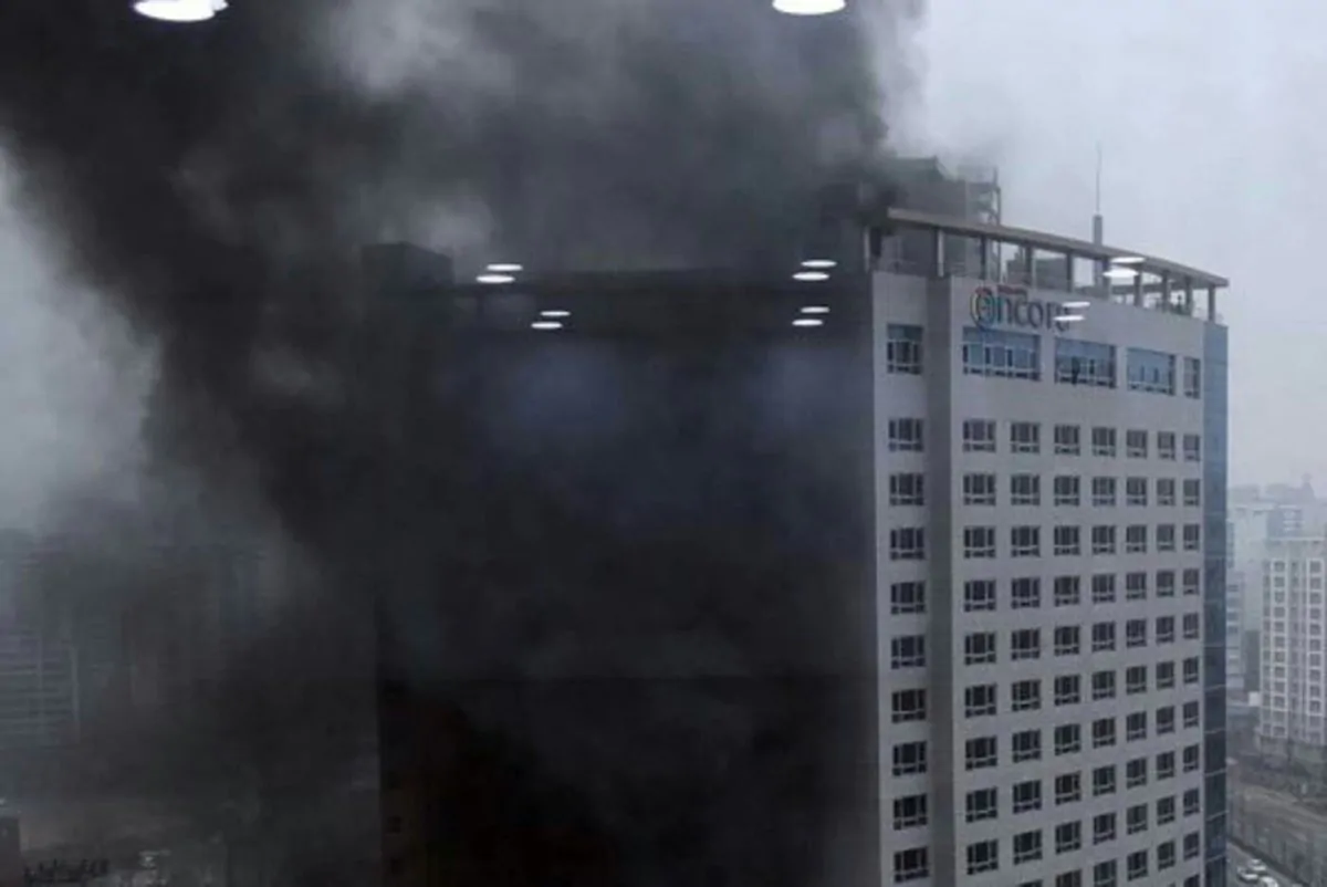 Corea del Sud, incendio in un hotel