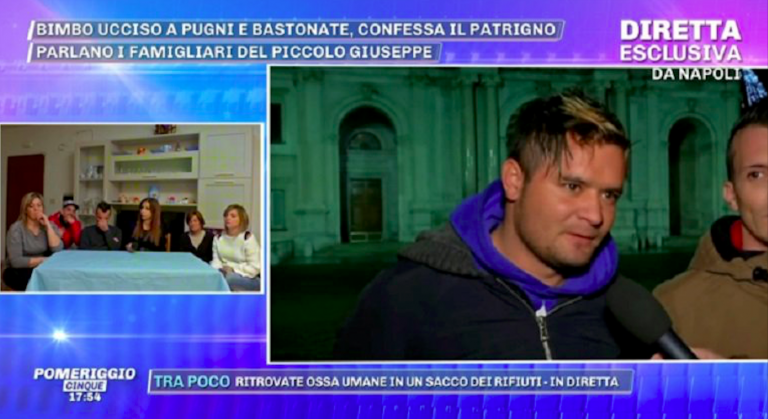 Il padre del bimbo ucciso a Cardito