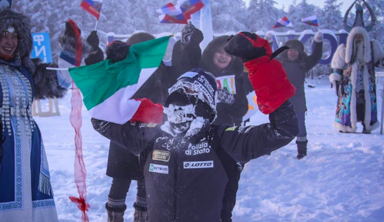 L'italiano Paolo Venturini in Jacuzia, foto di Matteo Menapace
