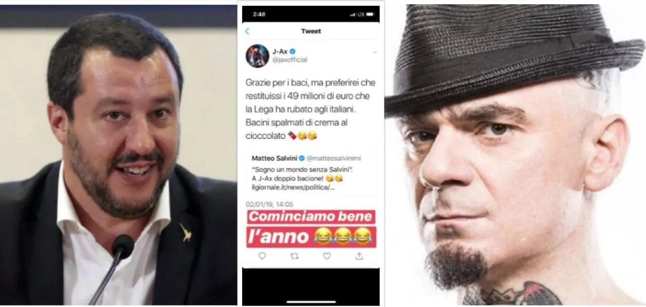 Matteo Salvini risponde J-Ax