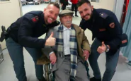Nonno Giuseppe salvato da due poliziotti