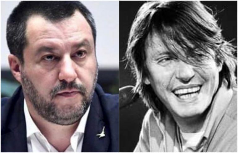 Salvini commenta Il pescatore di De Andrè