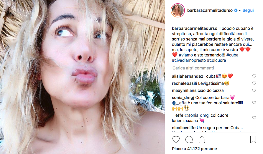 Barbara D'Urso senza trucco