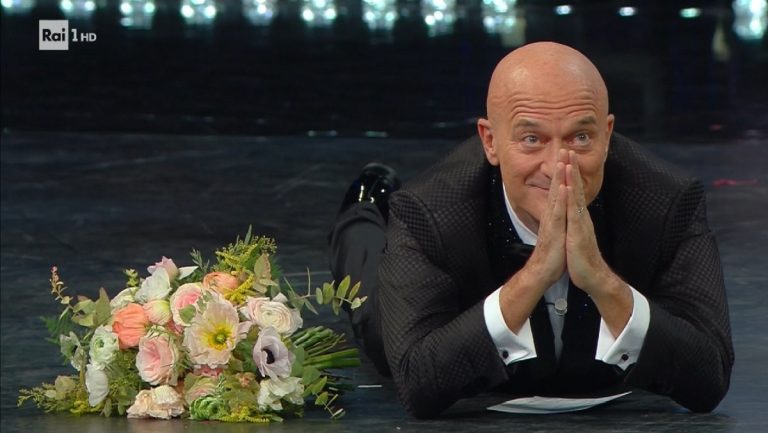 Sanremo, la gaffe di Bisio