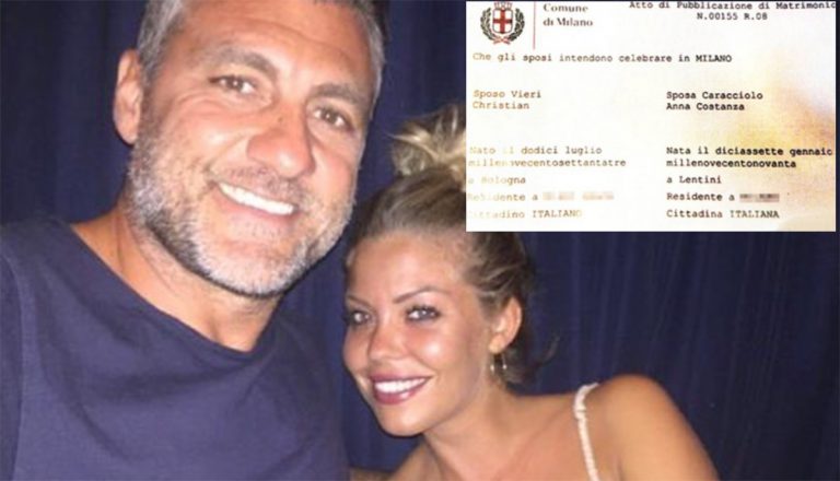Bobo Vieri e Costanza CaraccioloBobo Vieri e Costanza Caracciolo