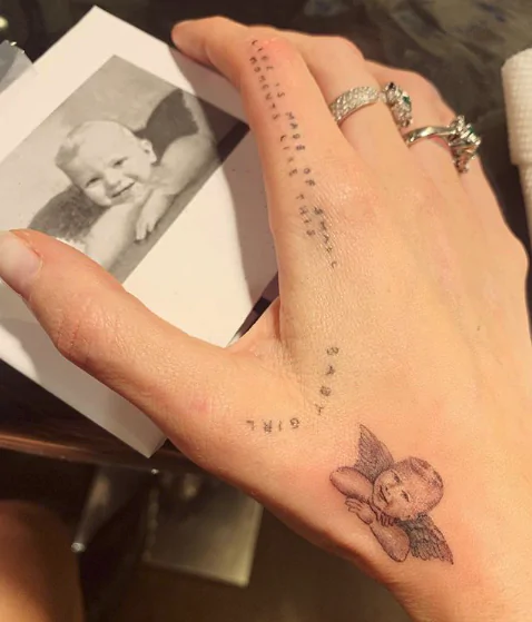 Chiara Ferragni tatuaggio