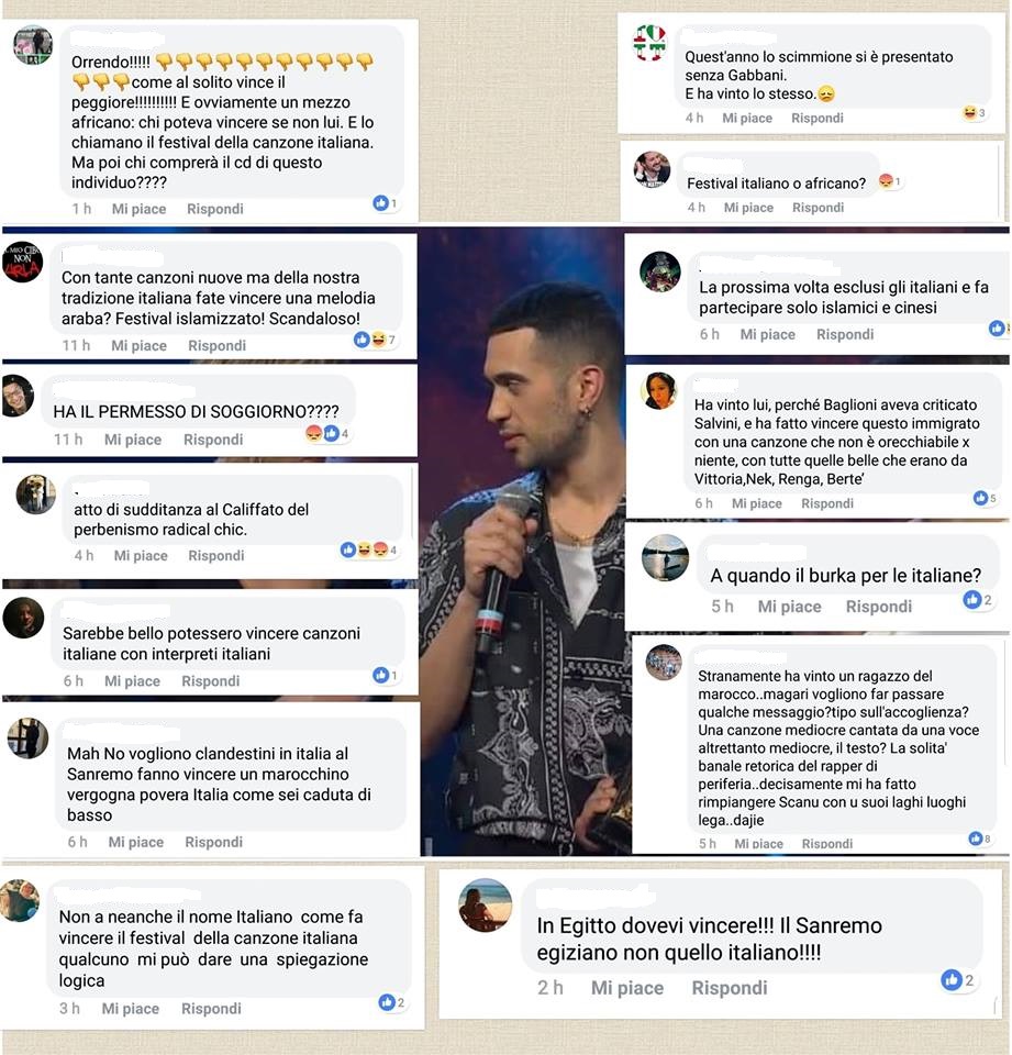 commenti razzisti